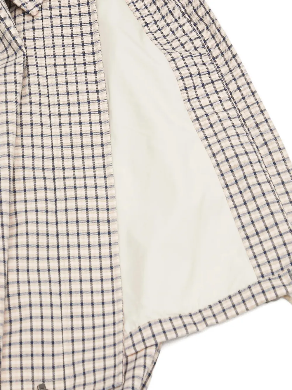 Barbour Geruit jack met ballonmouwen Beige