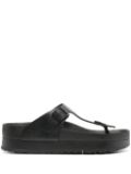 Birkenstock Gizeh papillio leather sandals - Black