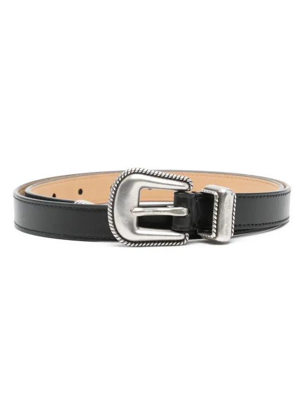 Polo Ralph Lauren Smooth Leather Belt in Black