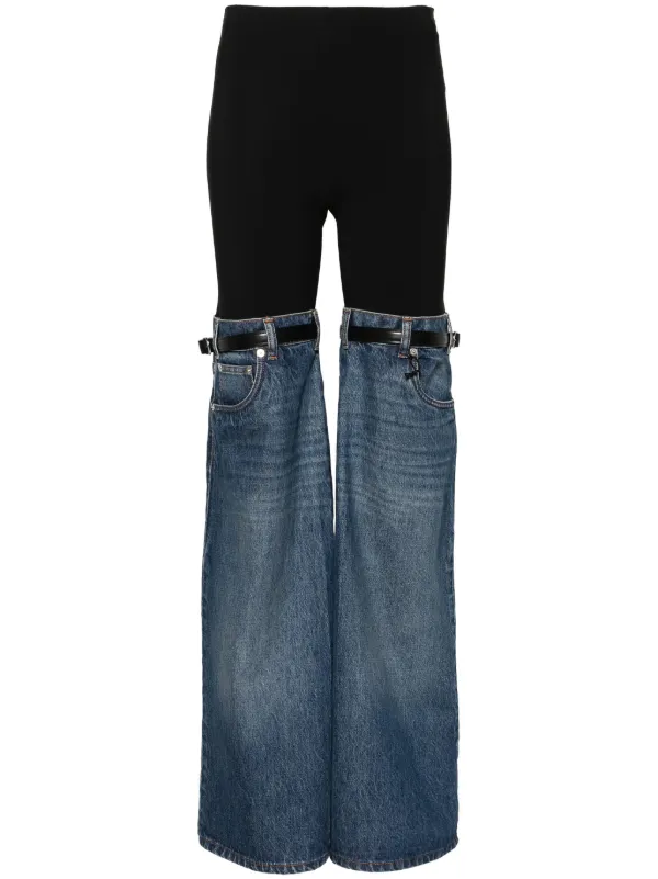 Coperni Hybrid デニムパネル パンツ | ブラック | FARFETCH JP Coperni Hybrid デニムパネル パンツ | ブラック | FARFETCH JP