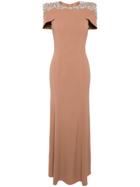 Jenny Packham Polaris crystal-embellished gown Women