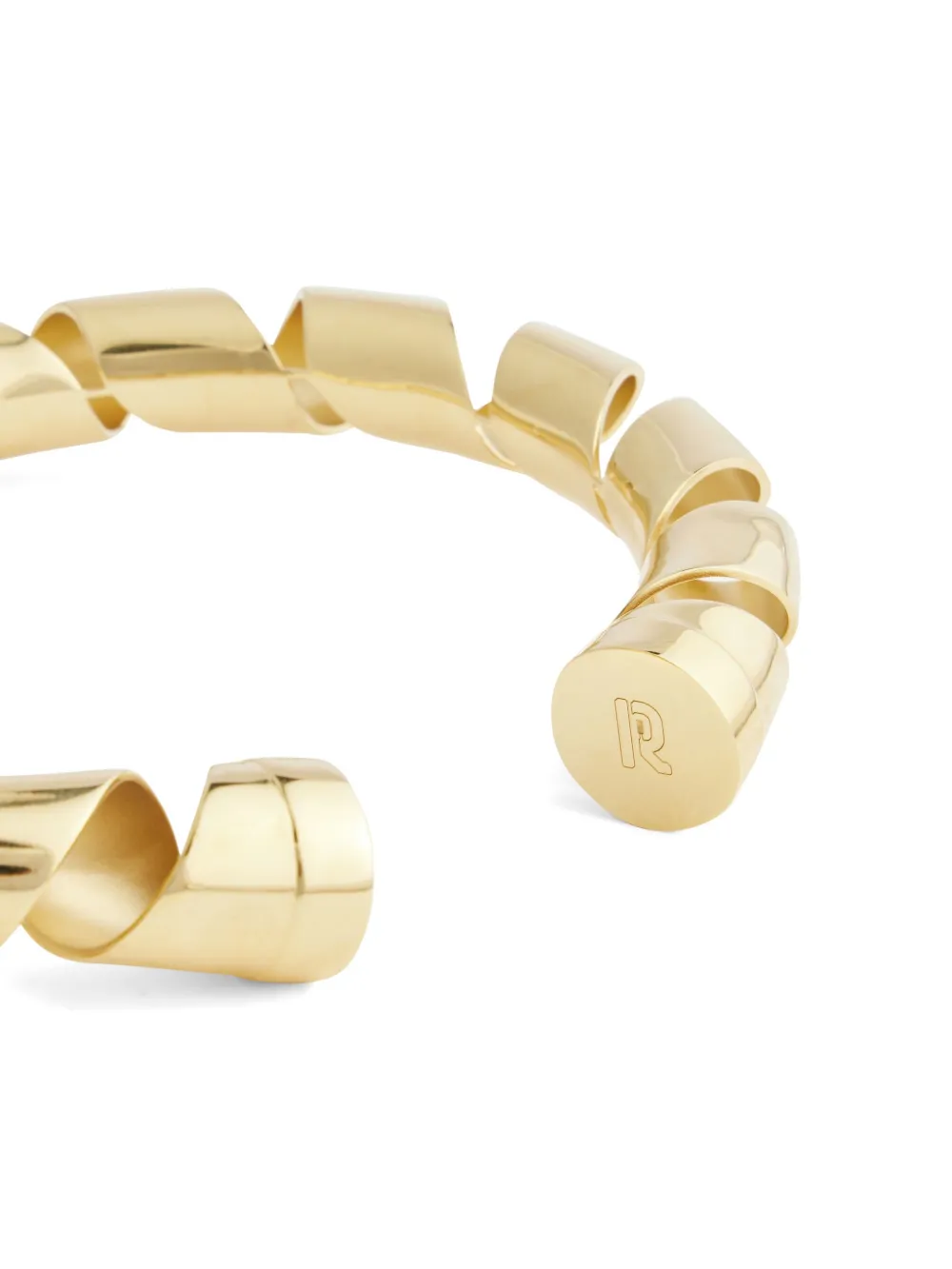 Rabanne Link Twist Necklace In Gold