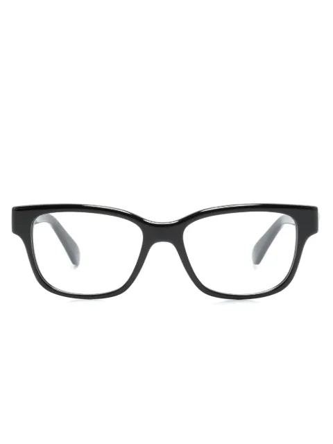 Swarovski crystal-embellished square-frame glasses