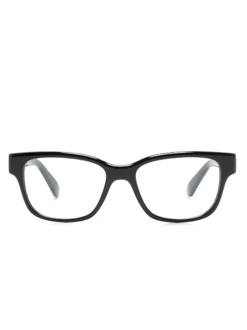 Lunettes de vue carrées à ornement en cristal - Swarovski - Modalova