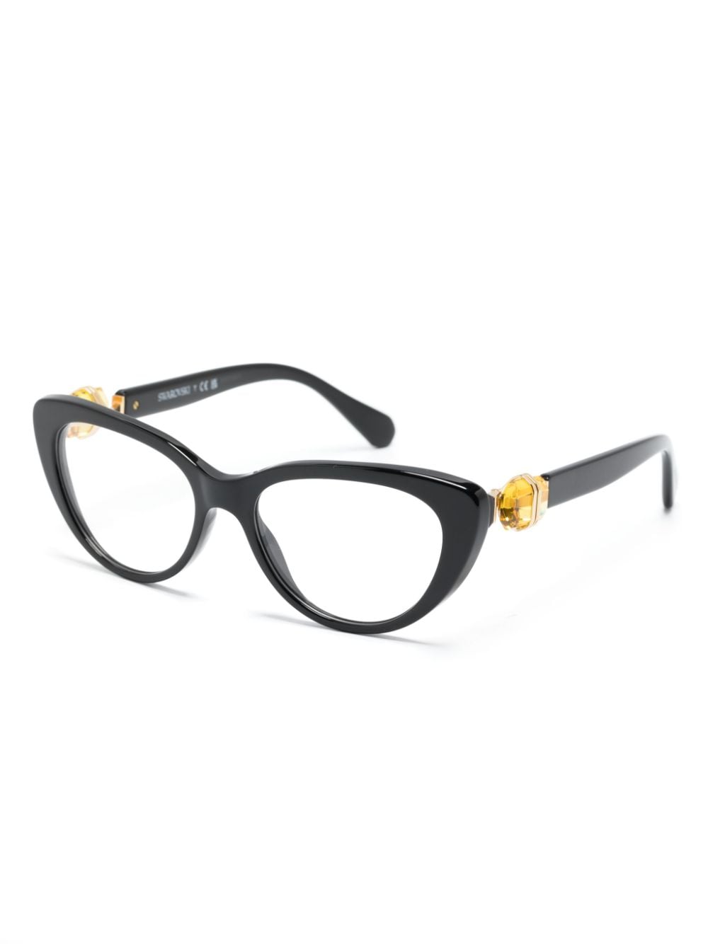 Swarovski SK005 bril met cat-eye montuur - Zwart