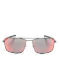 Ferrari rectangle-frame mirrored sunglasses - Black