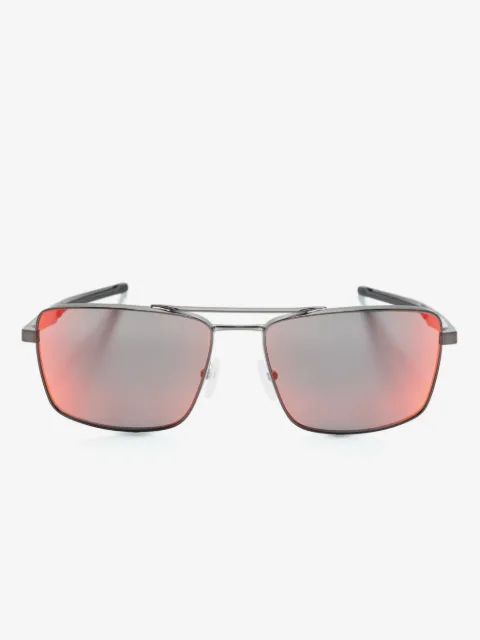 Ferrari rectangle-frame mirrored sunglasses