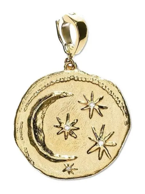 Azlee dije Cosmic pequeño en oro amarillo de 18kt con diamantes