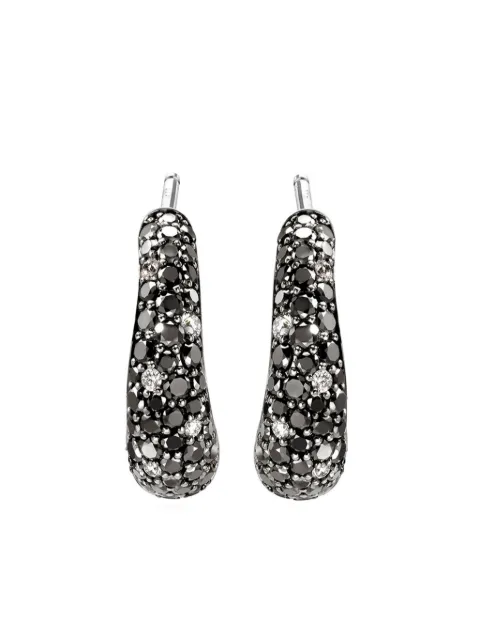 John Hardy arracadas Surf J con diamantes