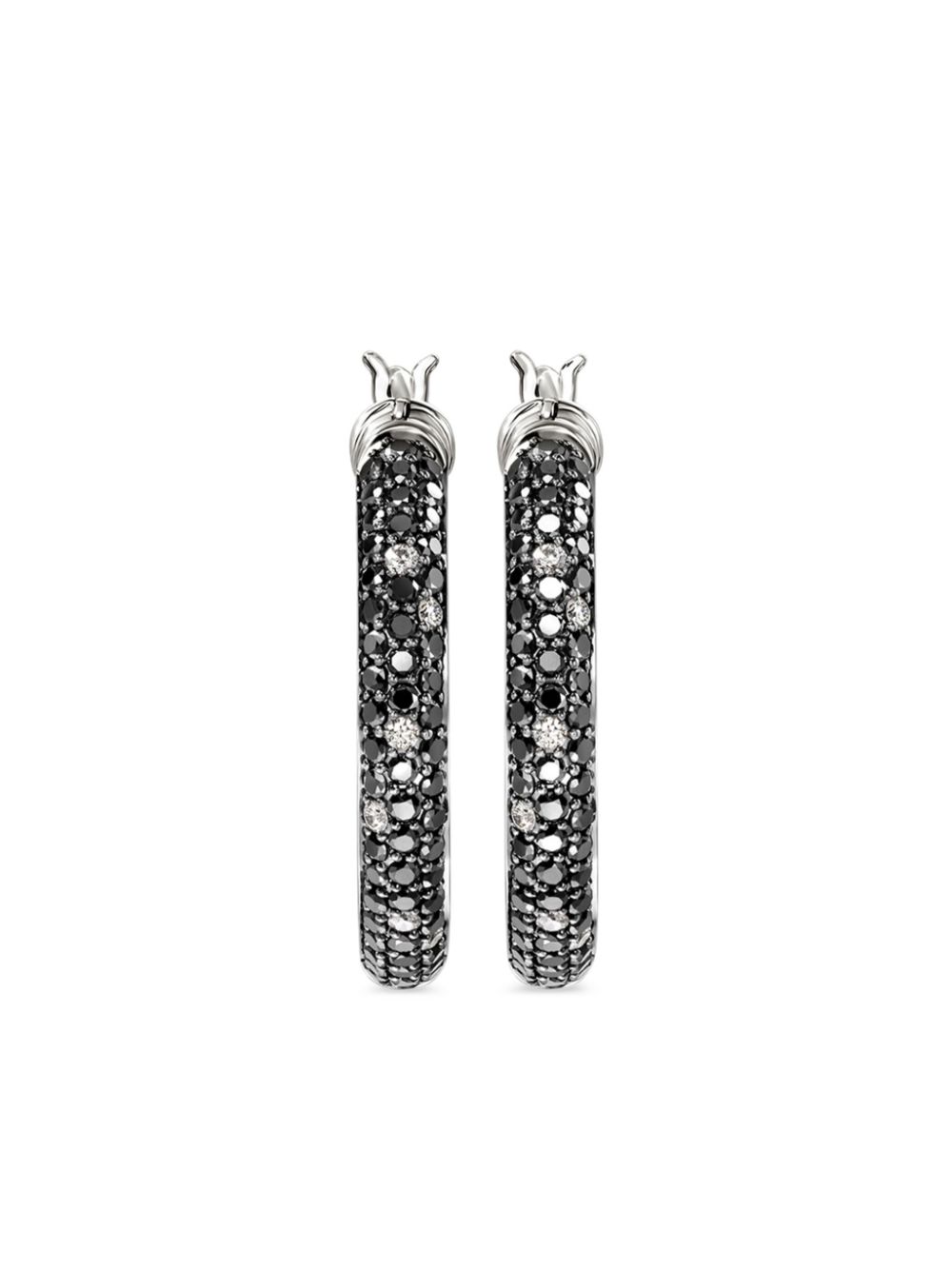 JH Essentials diamond hoop earrings