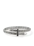 John Hardy Spear Flex sapphire cuff bracelet - Silver