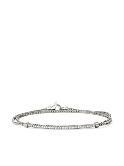 Bracelet JH Essential Wrap pavé de diamants - John Hardy - Modalova