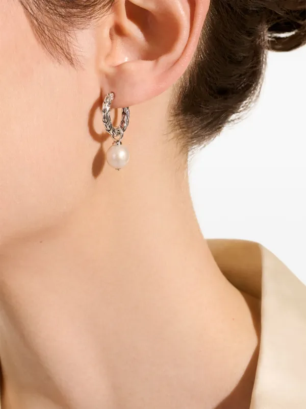 John Hardy 片耳フープピアス トップ John Hardy FARFETCH - ファインピアス＆イヤリング通販