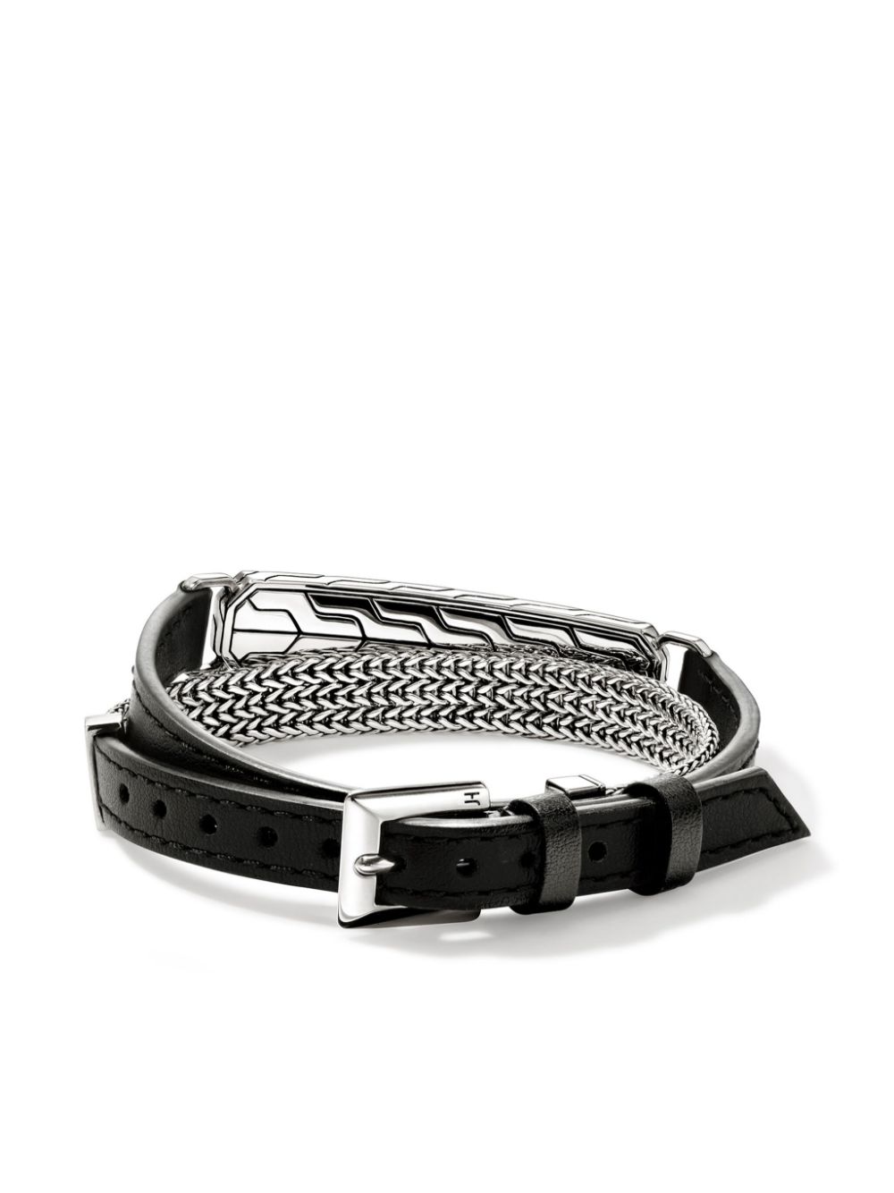 John Hardy ID Wrap bracelet - Zilver