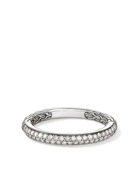 John Hardy anillo Essential con diamantes