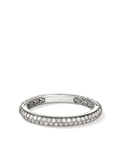 Bague Essential pavée de diamants - John Hardy - Modalova