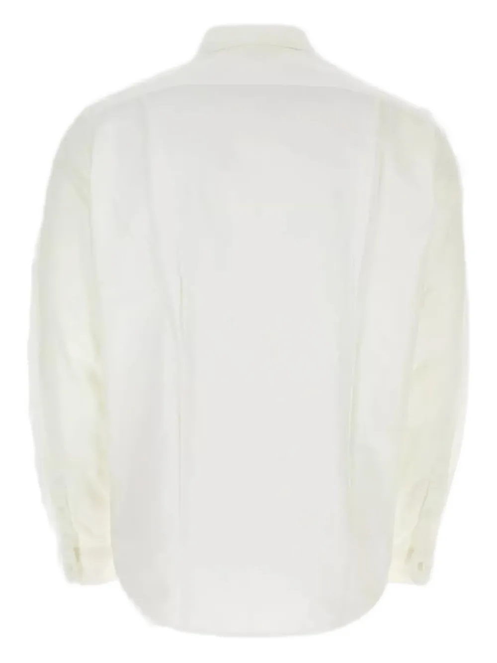 Junya Watanabe X Maison Kitsuné Logo-embroidered Shirt In Neutral