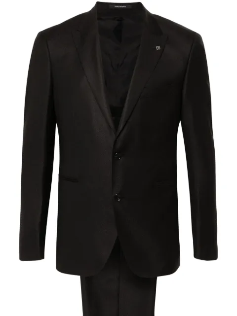 Tagliatore textured single-breasted suit