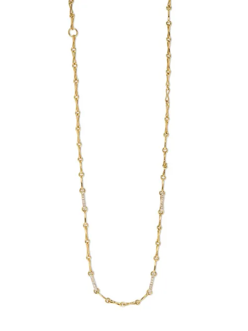 Azlee petit collier en or 18ct - Azlee - Modalova