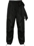 Simone Rocha oversized-bow tapered trousers - Black