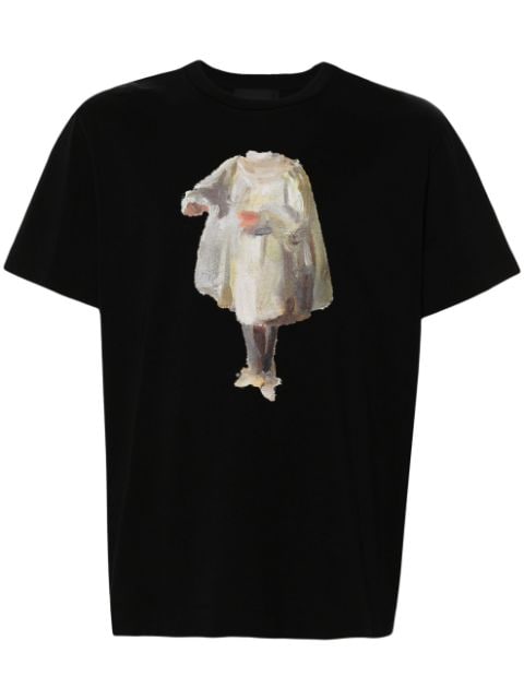 Simone Rocha t-shirt en coton à imprimé Headlessly Wishful