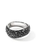 John Hardy sterling silver Surf diamond ring