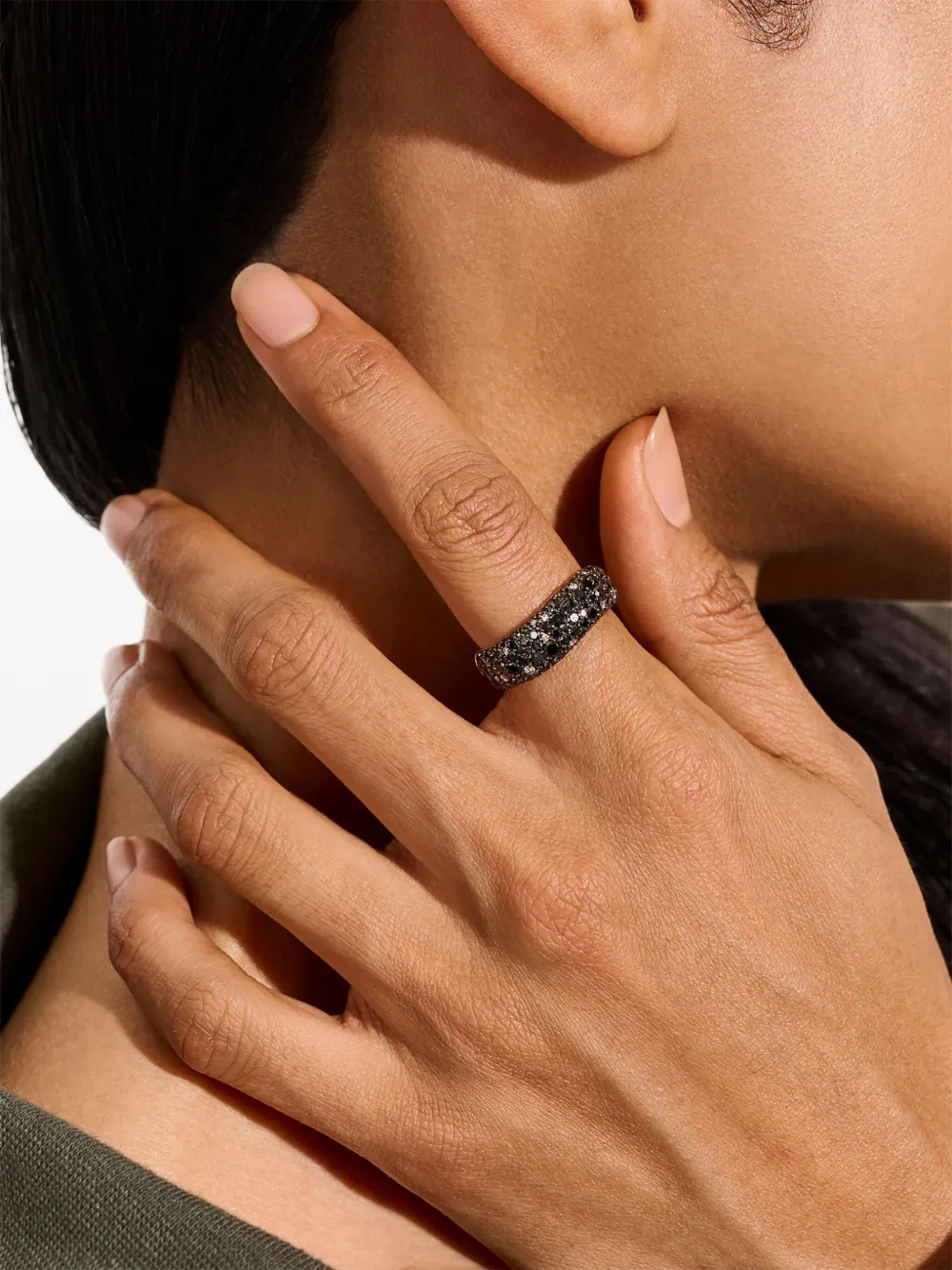 John Hardy Anello Surf in argento sterling con diamanti | Image 6