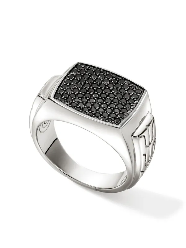 John Hardy サファイア シグネットリング スターリングシルバー John Hardy サファイア シグネットリング スターリングシルバー