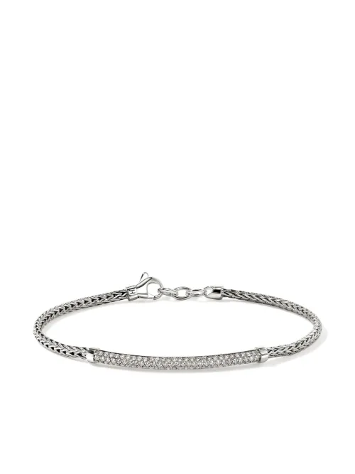 Bracelet JH Essential pavé de diamants - John Hardy - Modalova