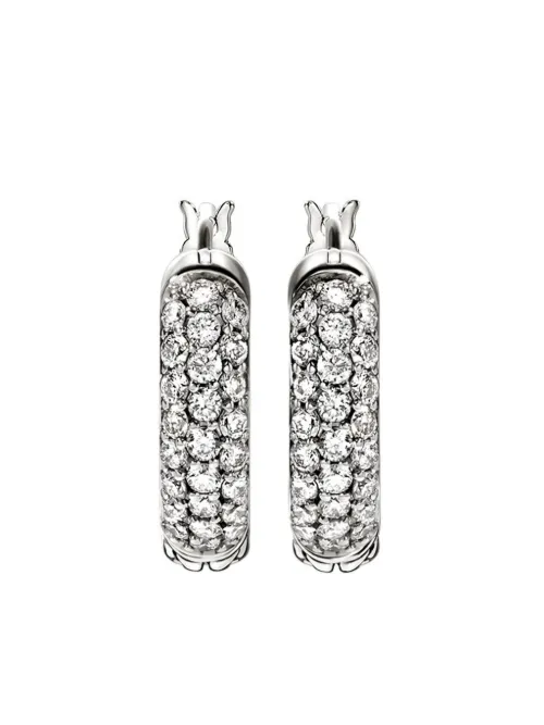 Créoles Essential pavées de diamants - John Hardy - Modalova