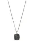 John Hardy sterling silver Tag sapphire necklace