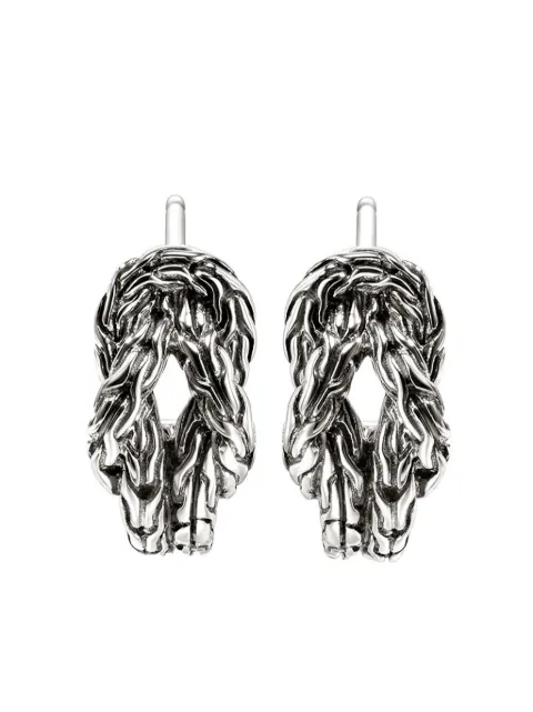 John Hardy Love Knot hoop earrings