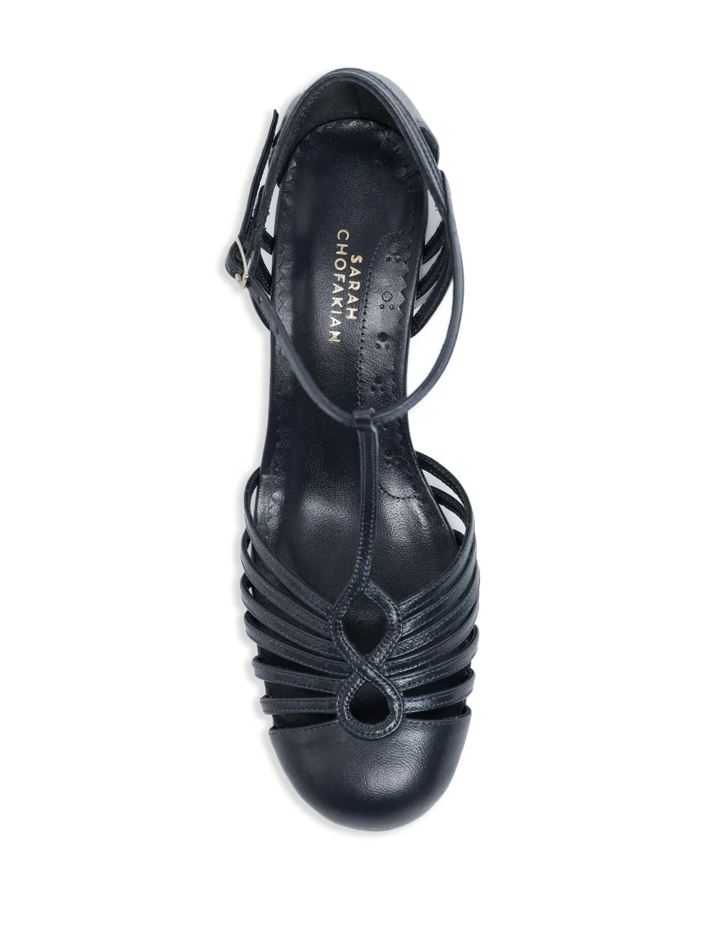 SARAH CHOFAKIAN 50MM CHAMONIX LEATHER PUMPS