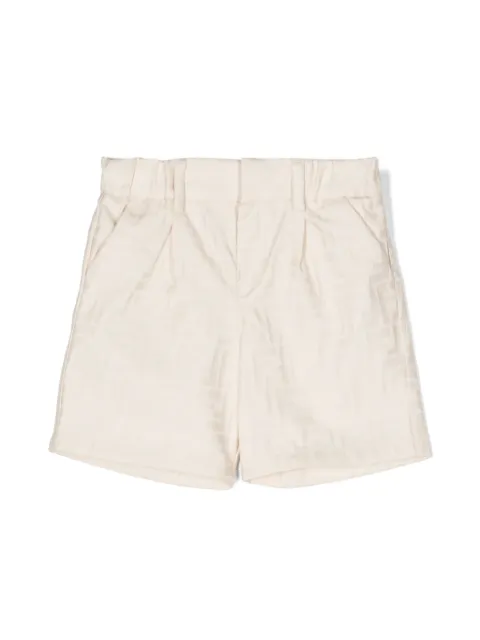 Fendi Kids FF jacquard bermuda shorts