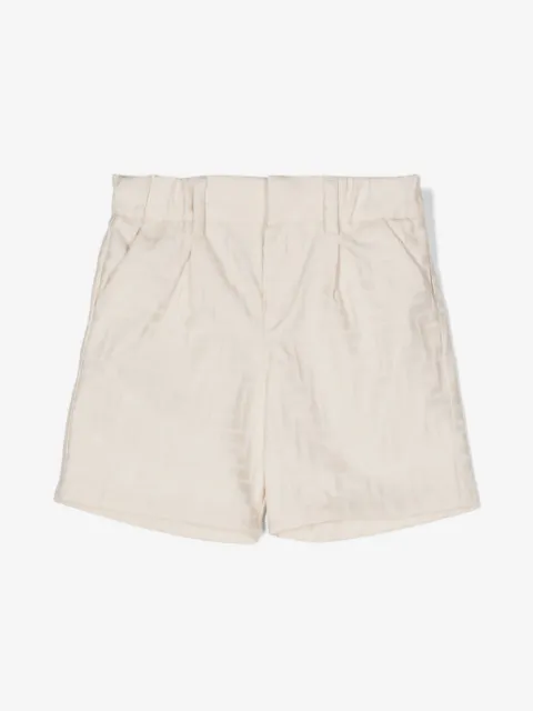 Fendi Kids FF jacquard bermuda shorts