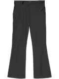 Hyein Seo belted cropped taffeta trousers - Grey