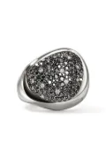 John Hardy sterling silver Pebble diamond ring
