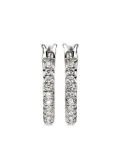 John Hardy JH Essential diamond hoop earrings - Silver