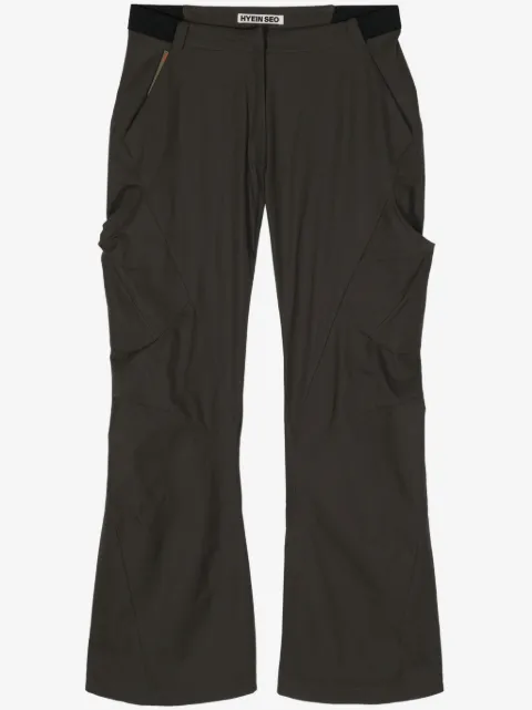 Hyein Seo belted bootcut trousers