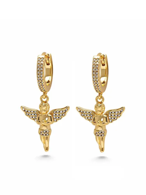 Boucles d'oreilles Angel en plaqué - Nialaya Jewelry - Modalova