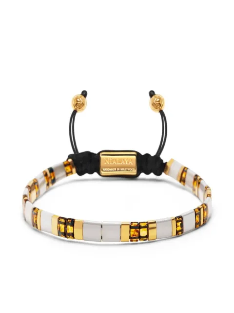 Nialaya Jewelry tila-beads marbled bracelet