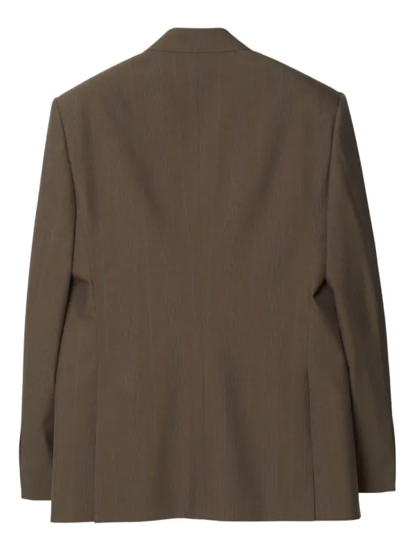 Burberry peak-lapel Wool Blazer | Brown | FARFETCH
