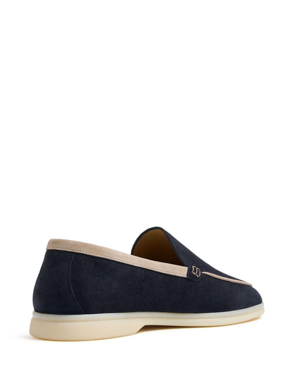 Shop Scarosso Ludovico Suede Loafers In Blue