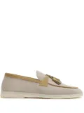 Scarosso Leandro tassel-embellished suede loafers - Neutrals