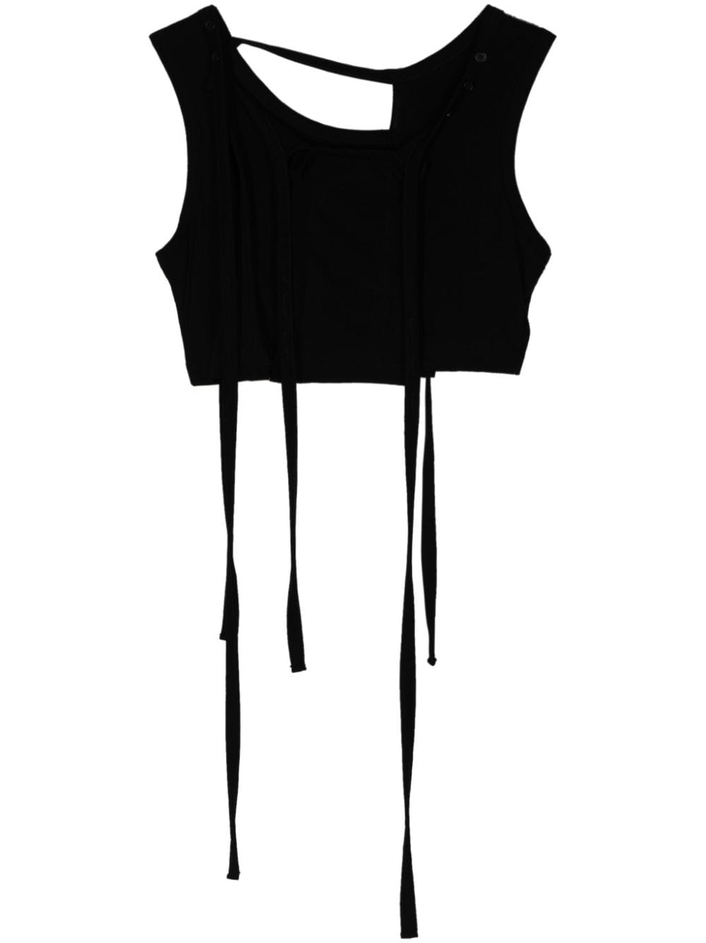 cut-out cropped tank top