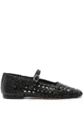 Miista Yeida leather ballerina shoes - Black