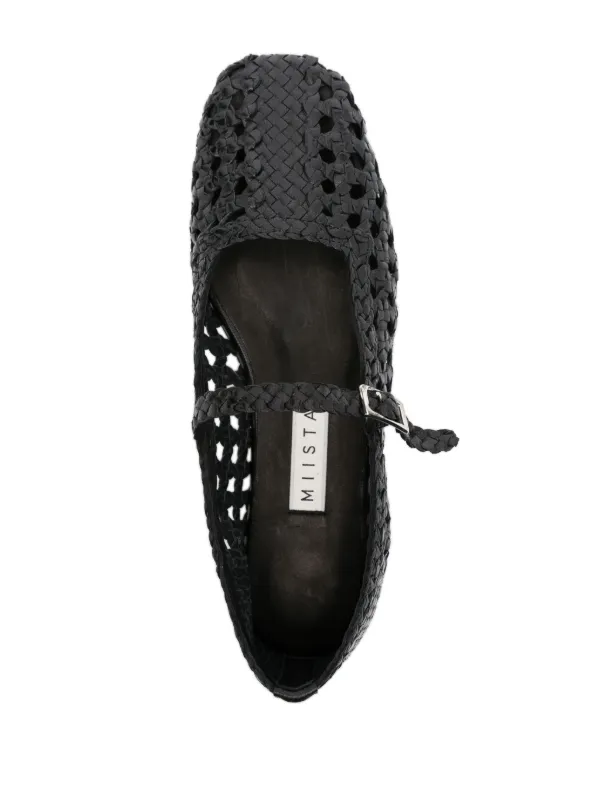 【関税込み】Miista ブラック Yeida フラットシューズ Yeida Black Ballerinas | Miista