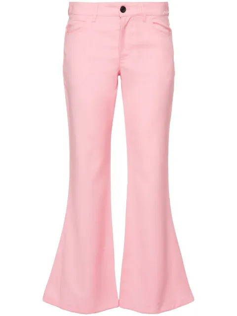 Marni grain de poudre flared trousers
