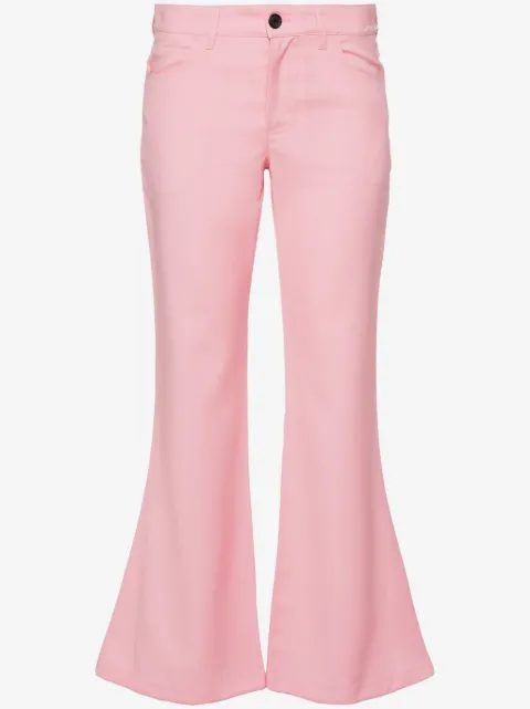 Marni pantalon évasé en laine vierge