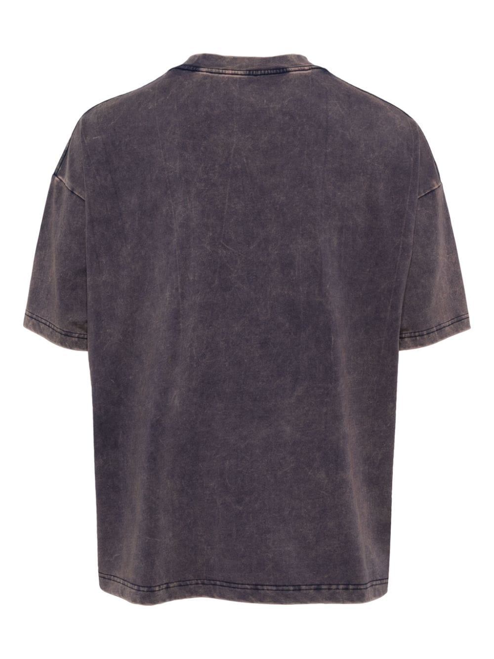 Shop We11 Done Graphic-print Cotton T-shirt In Violett